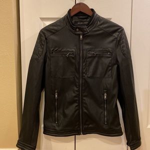 *SOLD* Zara Jacket (Black with navy blue interior)